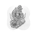 pinup tattoo design idea