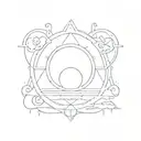 melanie martinez portals inspired tattoo design idea