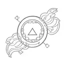 melanie martinez portals inspired tattoo design idea