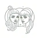 melanie martinez portals inspired tattoo design idea