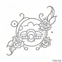 melanie martinez portals inspired tattoo design idea