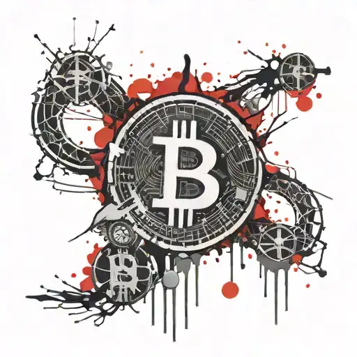 tattoo where hacker steals bitcoin  tattoo design idea