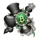 cryptocurrency monopoly  tattoo design idea