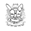 Thumbs up tattoo design idea