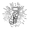 Thumbs up tattoo design idea