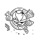 Thumbs up tattoo design idea