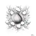 hazelnut tattoo design idea