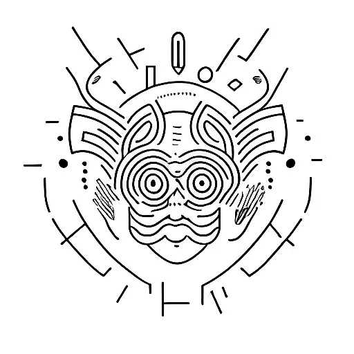 Mental health, O,M,D, Simple tattoo design idea