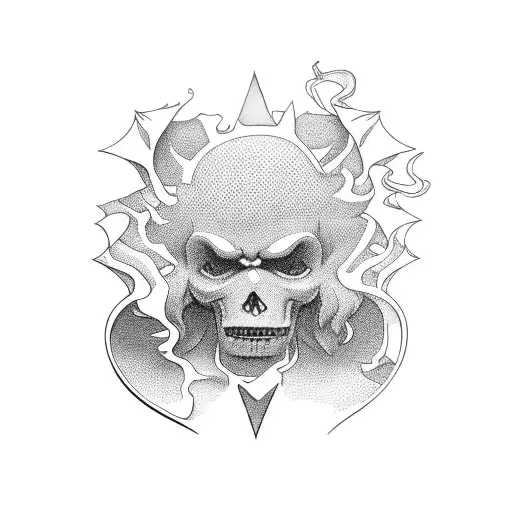 boondocks smoking weed tattoo design idea