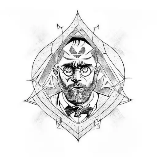 harry potter tattoo design idea