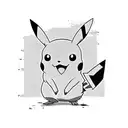 Pikachu tattoo design idea