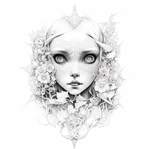 ivy tattoo design idea