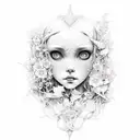 ivy tattoo design idea