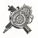 James Bond  tattoo design idea