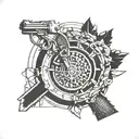 James Bond  tattoo design idea