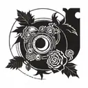 James Bond circle tattoo tattoo design idea