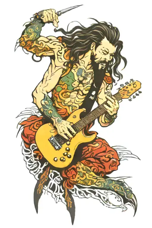 dimebag Darrell tattoo design idea
