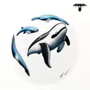 killer whale tattoo design idea