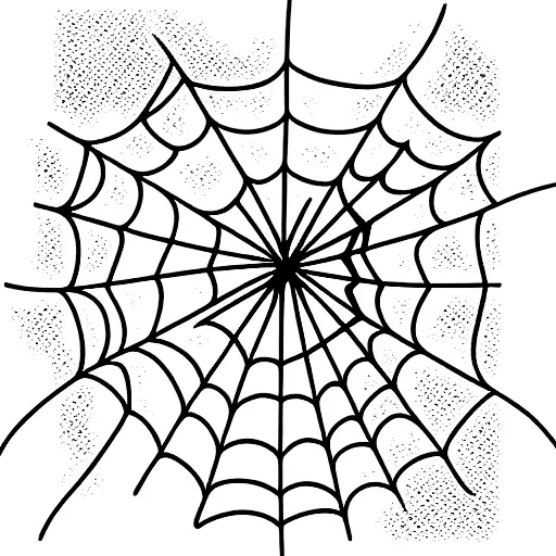 Spider Web tattoo design idea