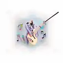 music albums tattoo design idea