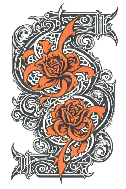 name incorporated tattoo design idea