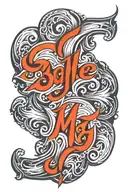 name incorporated tattoo design idea