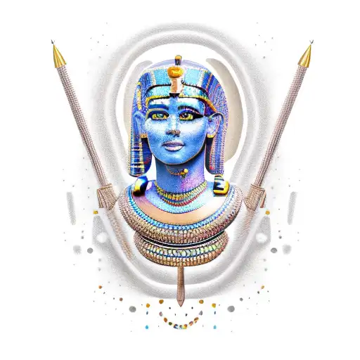 cleopatra tattoo design idea