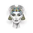 cleopatra tattoo design idea