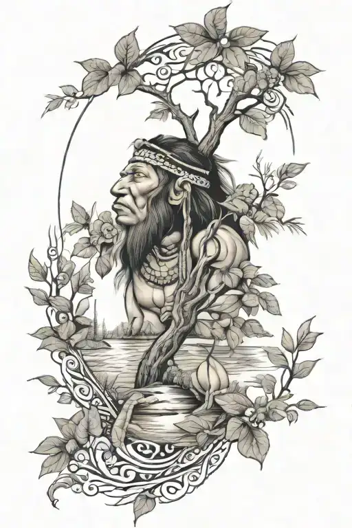 ojibwe creation story  tattoo design idea