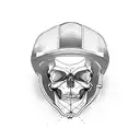 electrician tattoo skull with hard hat tattoo design idea