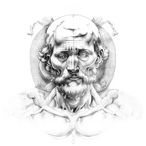 Michelangelo Buonarroti tattoo design idea