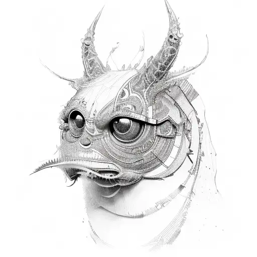 mc fries tattoo design idea