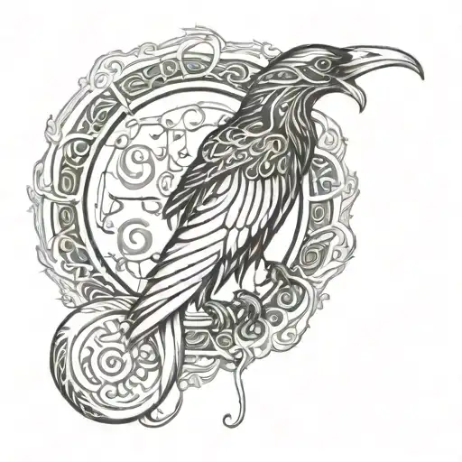 the morrigan triskele tattoo design idea