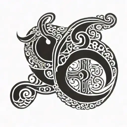 triskele symbol tattoo design idea