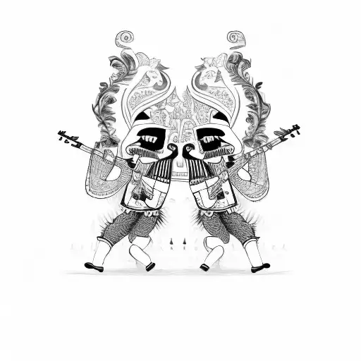mariachis  tattoo design idea