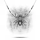 Spider Web tattoo design idea