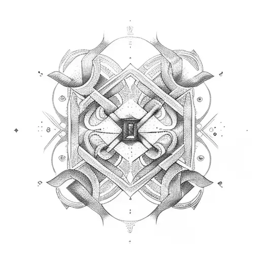 infinity with cross  tattoo design idea