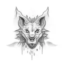 Always bet on black tattoo design idea