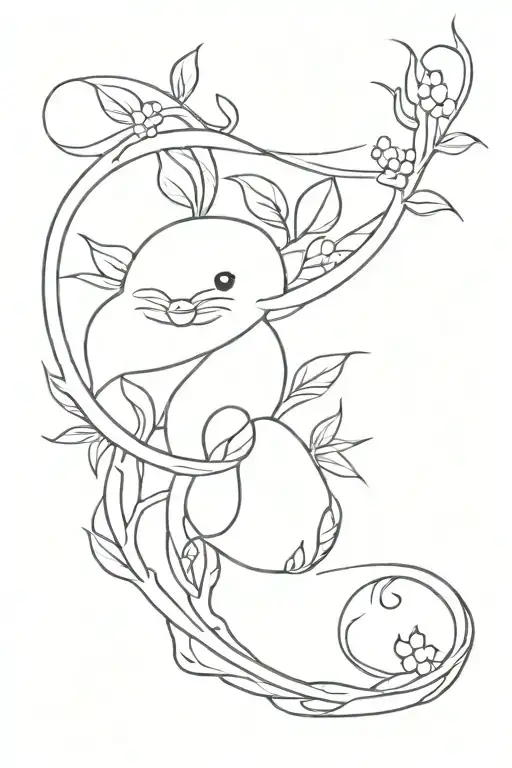  blessed in Japanese  tattoo design idea
