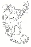  blessed in Japanese  tattoo design idea