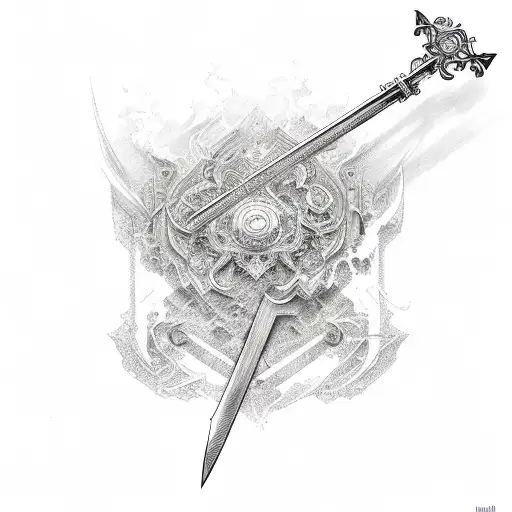 Keyblade tattoo design idea