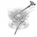 Keyblade tattoo design idea