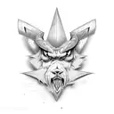 SHARP Axe nan tattoo design idea