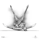 SHARP Axe nan tattoo design idea