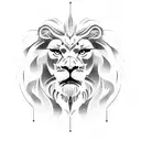 WINGED LION  tattoo design idea