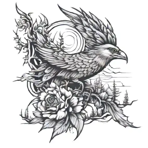 PNW Noah Kahan tattoo design idea