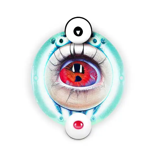 Coraline's button eyes tattoo design idea