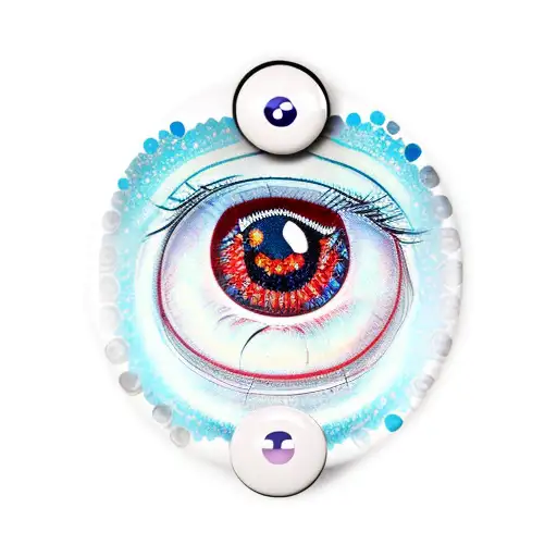 Coraline's button eyes tattoo design idea