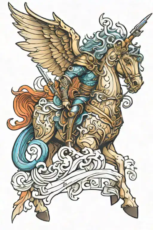 paladin tattoo design idea