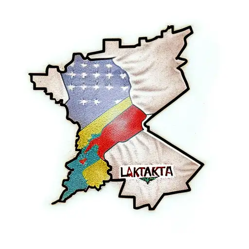Syria map latakia is heart tattoo design idea